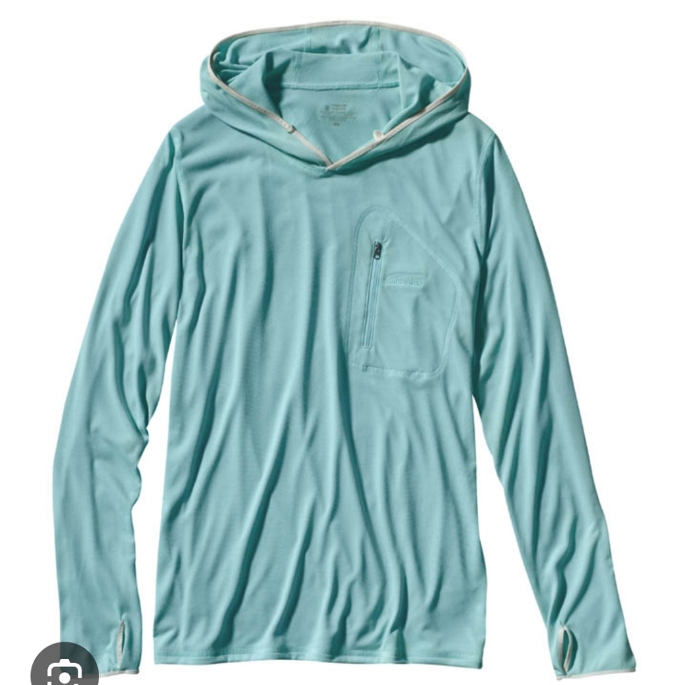 Patagonia Tropic Comfort Light Blue Hoodie